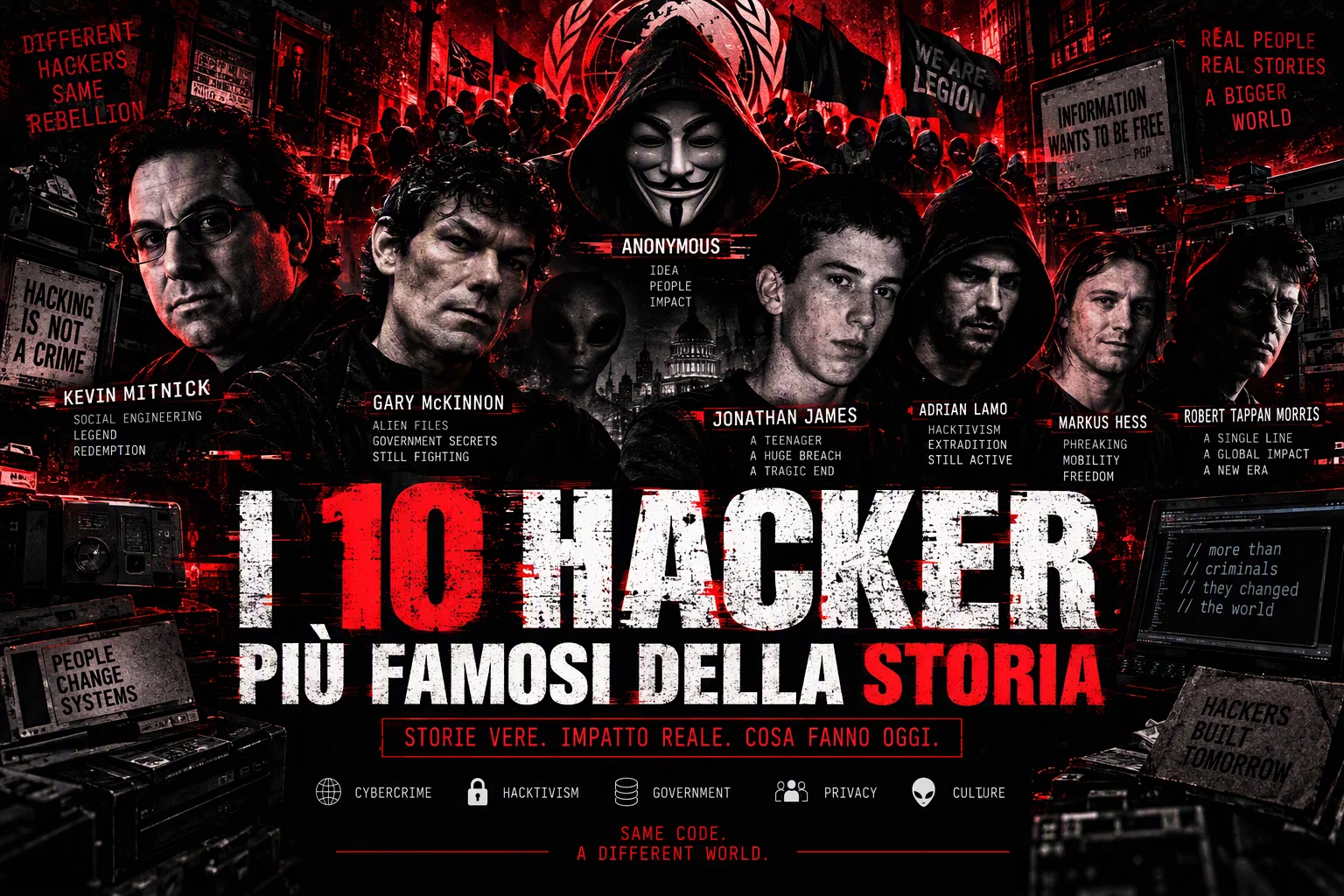 I 10 Hacker Più Famosi e Potenti Al Mondo (Guida 2026) I 10 Hacker Più Famosi e Potenti Al Mondo (Guida 2026)
