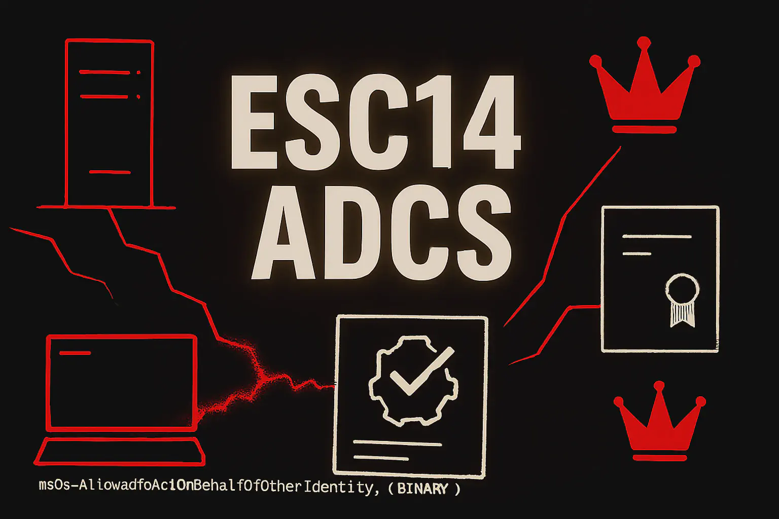 ESC14 ADCS: Weak Explicit Certificate Mapping via altSecurityIdentities