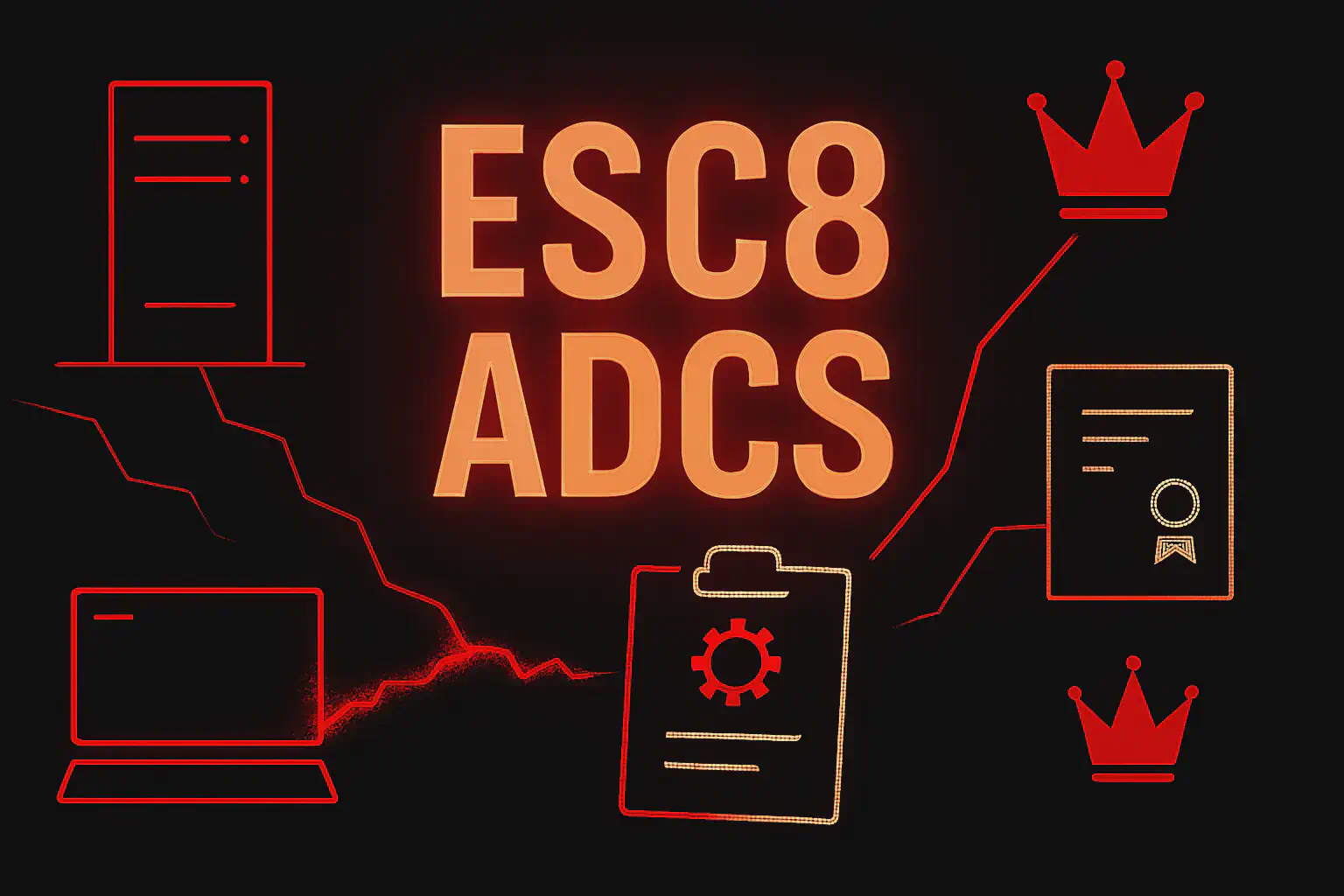 ESC8 ADCS: NTLM Relay contro Web Enrollment per Domain Admin