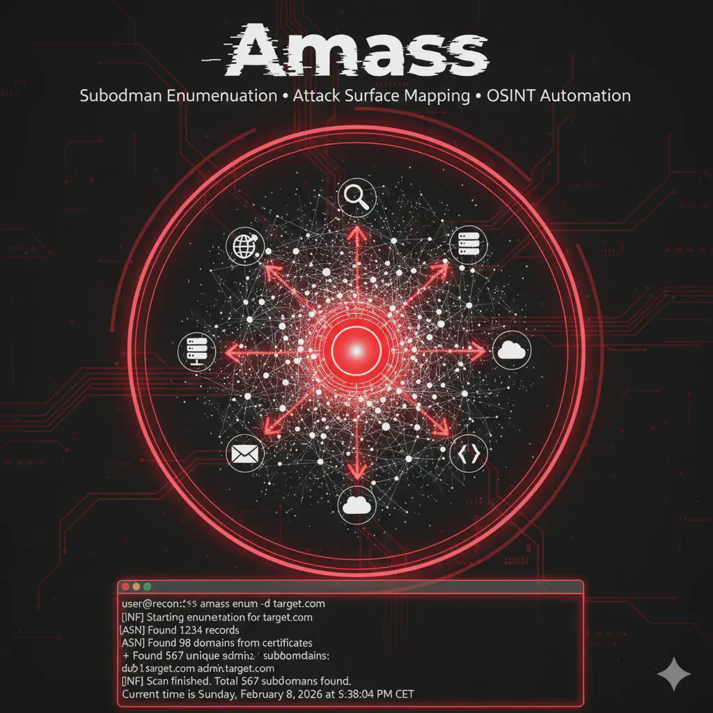 Amass: Subdomain Enumeration Avanzata per Reconnaissance e Attack Surface Mapping