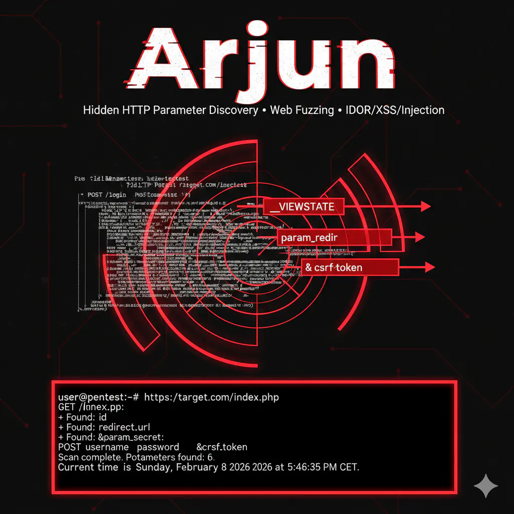 Arjun: HTTP Parameter Discovery per Web Application Recon Avanzata