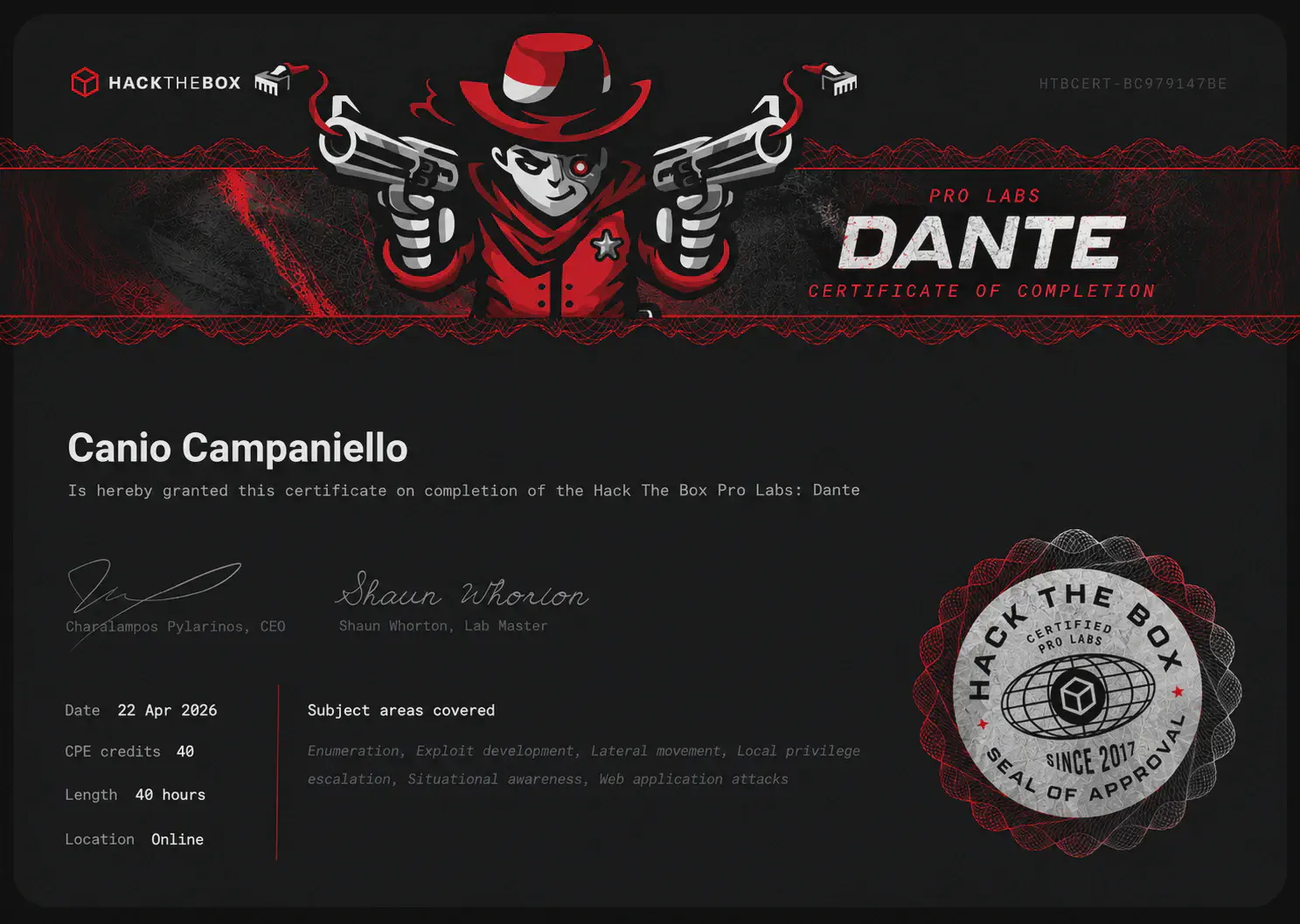 HTB ProLab Dante: Review Completa 2026 – Vale la Pena Farlo?