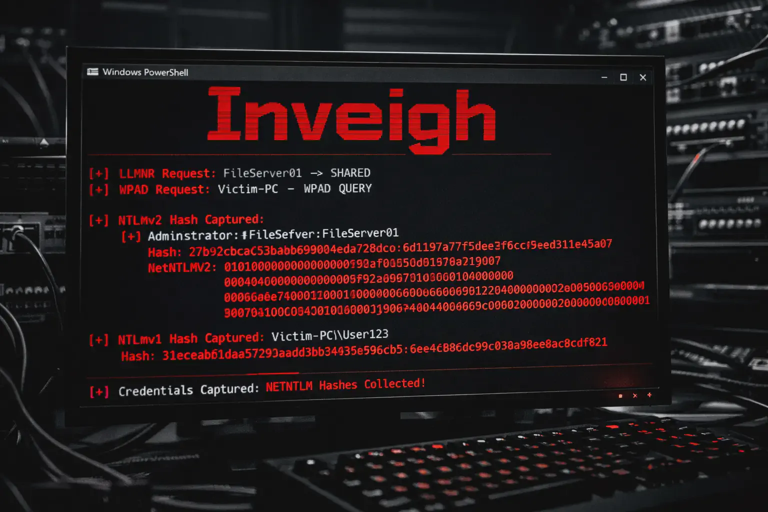 Inveigh: Attacchi Hacker su Reti Windows per Rubare Hash NTLM via LLMNR, NBNS e WPAD
