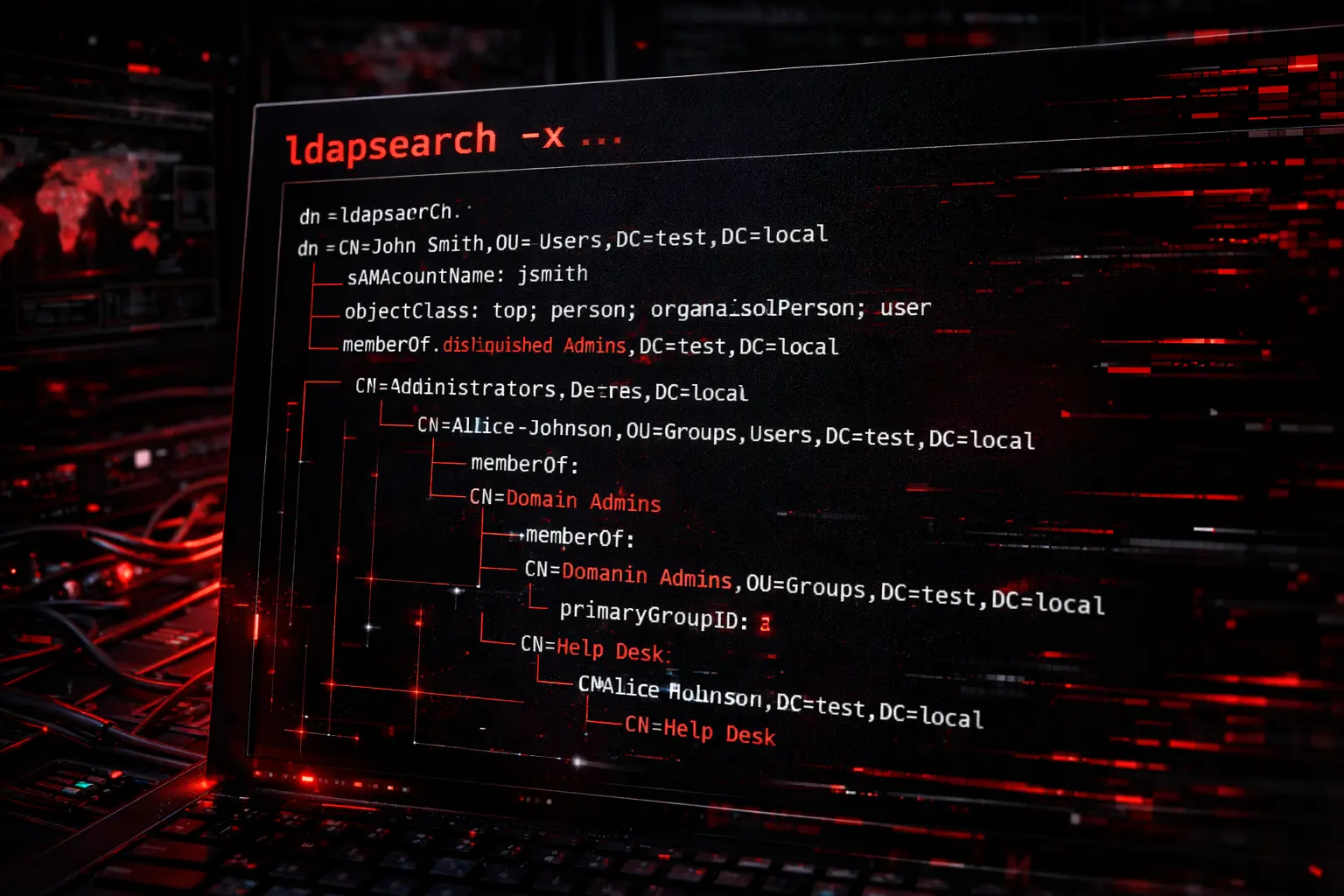 Ldapsearch: enumerazione utenti e directory in attacco Ldapsearch: enumerazione utenti e directory in attacco