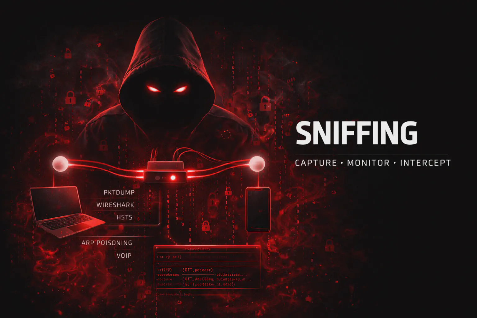 Sniffing di rete: come catturare traffico, credenziali e pacchetti in pentest