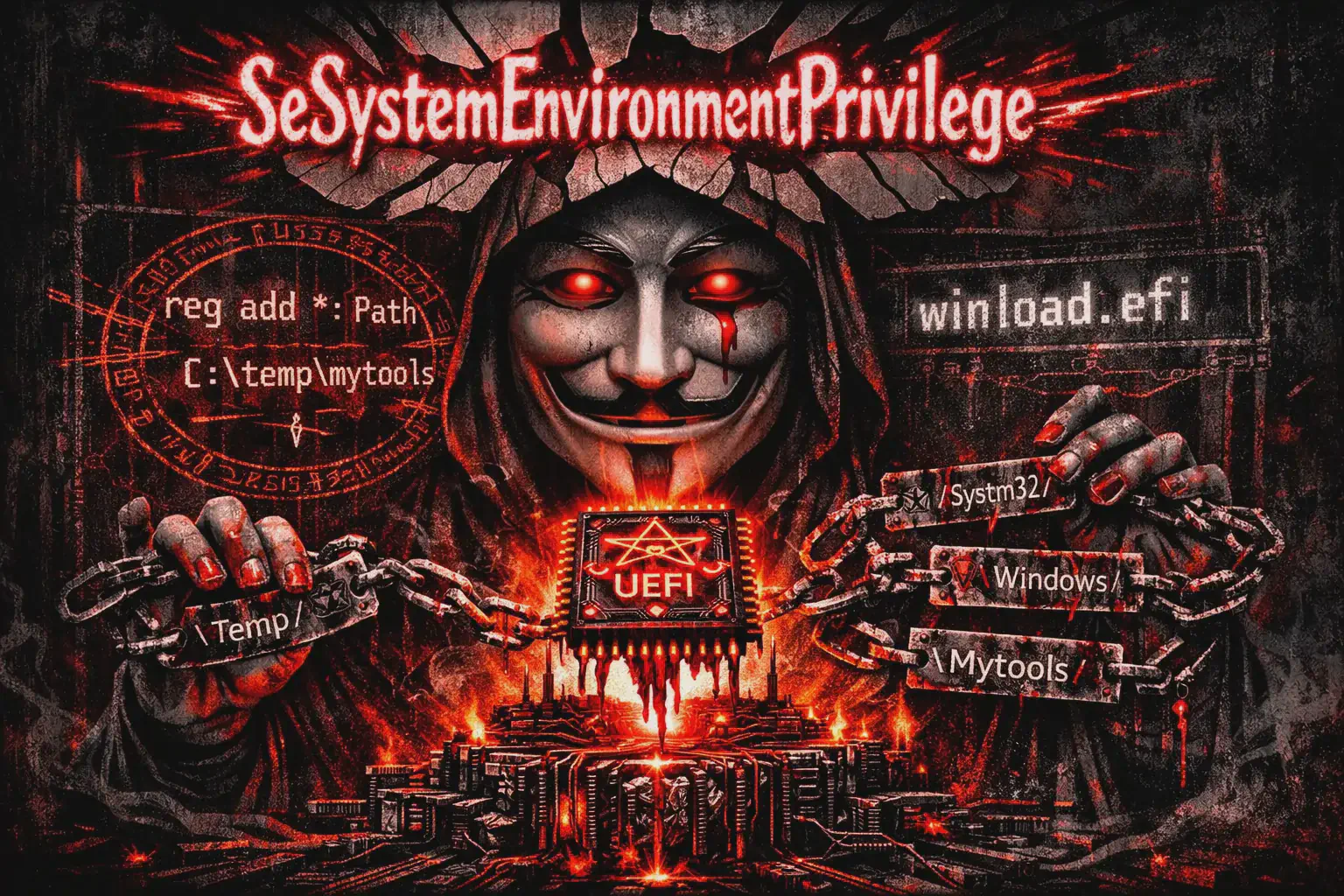 SeSystemEnvironmentPrivilege: PATH Hijacking e Persistenza UEFI