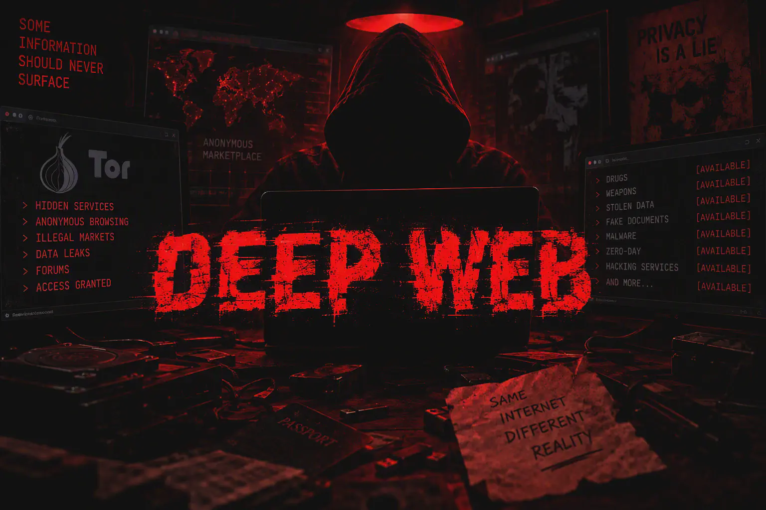 Deep Web: Cos'è, Differenza col Dark Web e Come Funziona