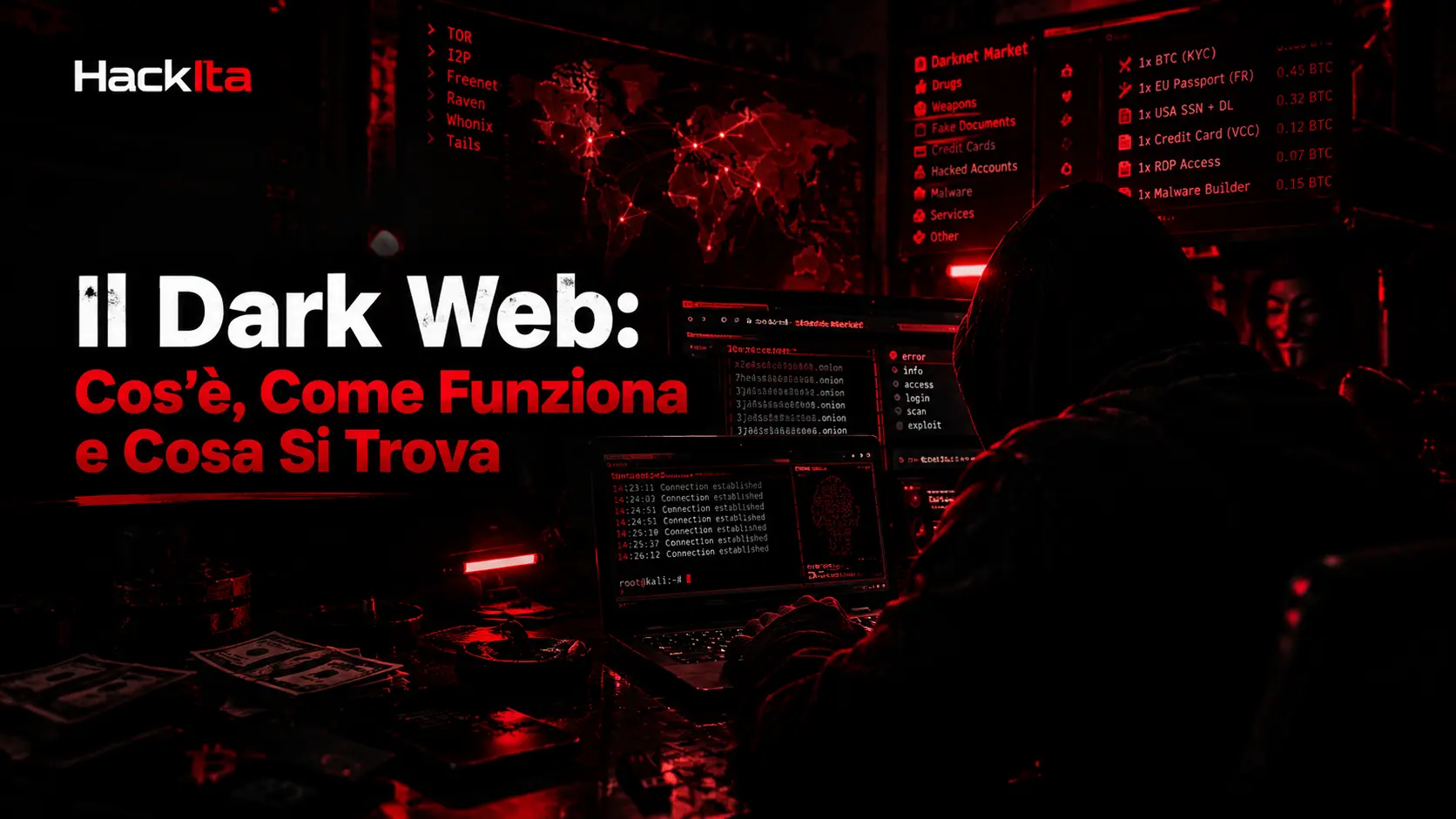 Dark Web: Cos’è, Come Entrare e Come Funziona Dark Web: Cos’è, Come Entrare e Come Funziona