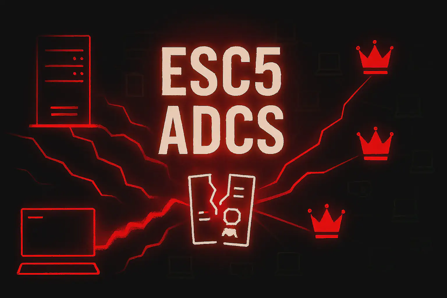 ESC5 ADCS Privilege Escalation: Golden Certificate e CA Compromise con Certipy