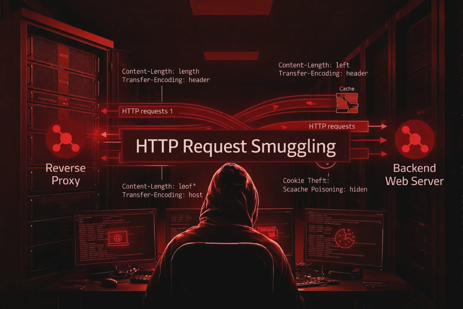 HTTP Request Smuggling: Desync, Cache Poisoning e Cookie Theft