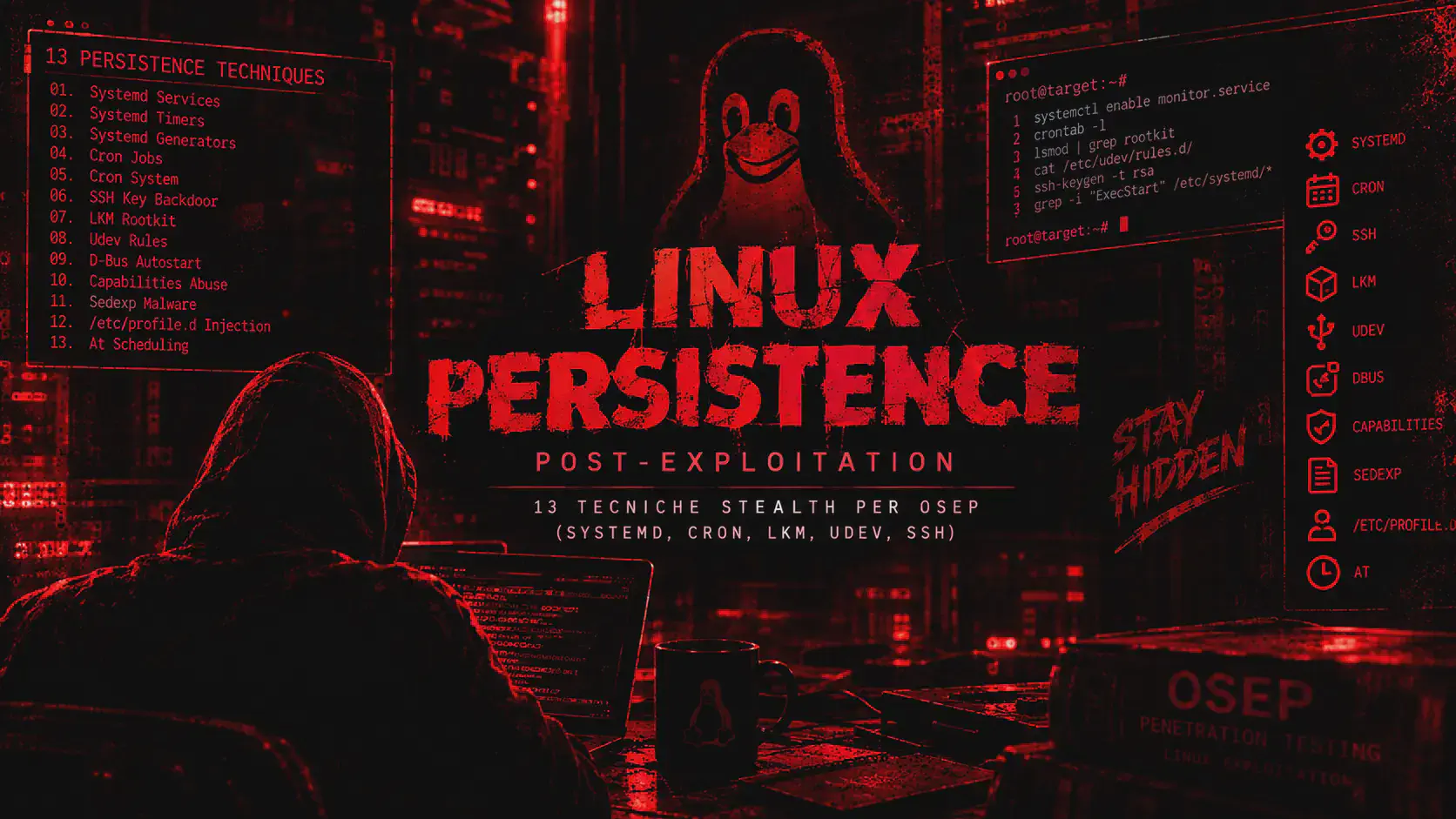 Linux Persistence: Tecniche di Persistenza Post-Exploitation