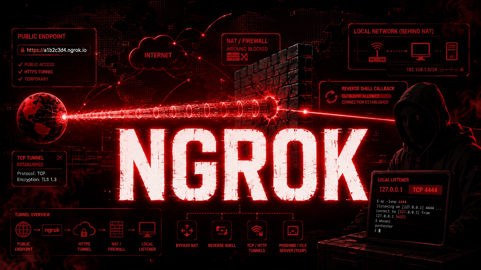ngrok Reverse Shell: tunnel TCP e Metasploit nel Pentest ngrok Reverse Shell: tunnel TCP e Metasploit nel Pentest