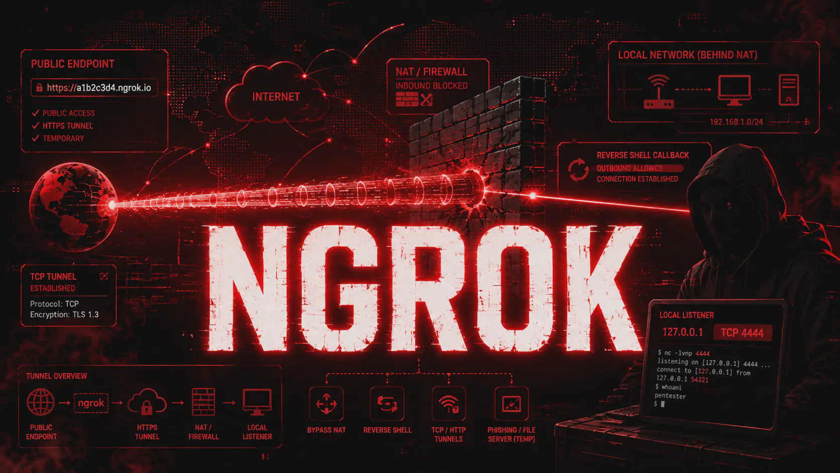 ngrok Reverse Shell: tunnel TCP e Metasploit nel Pentest