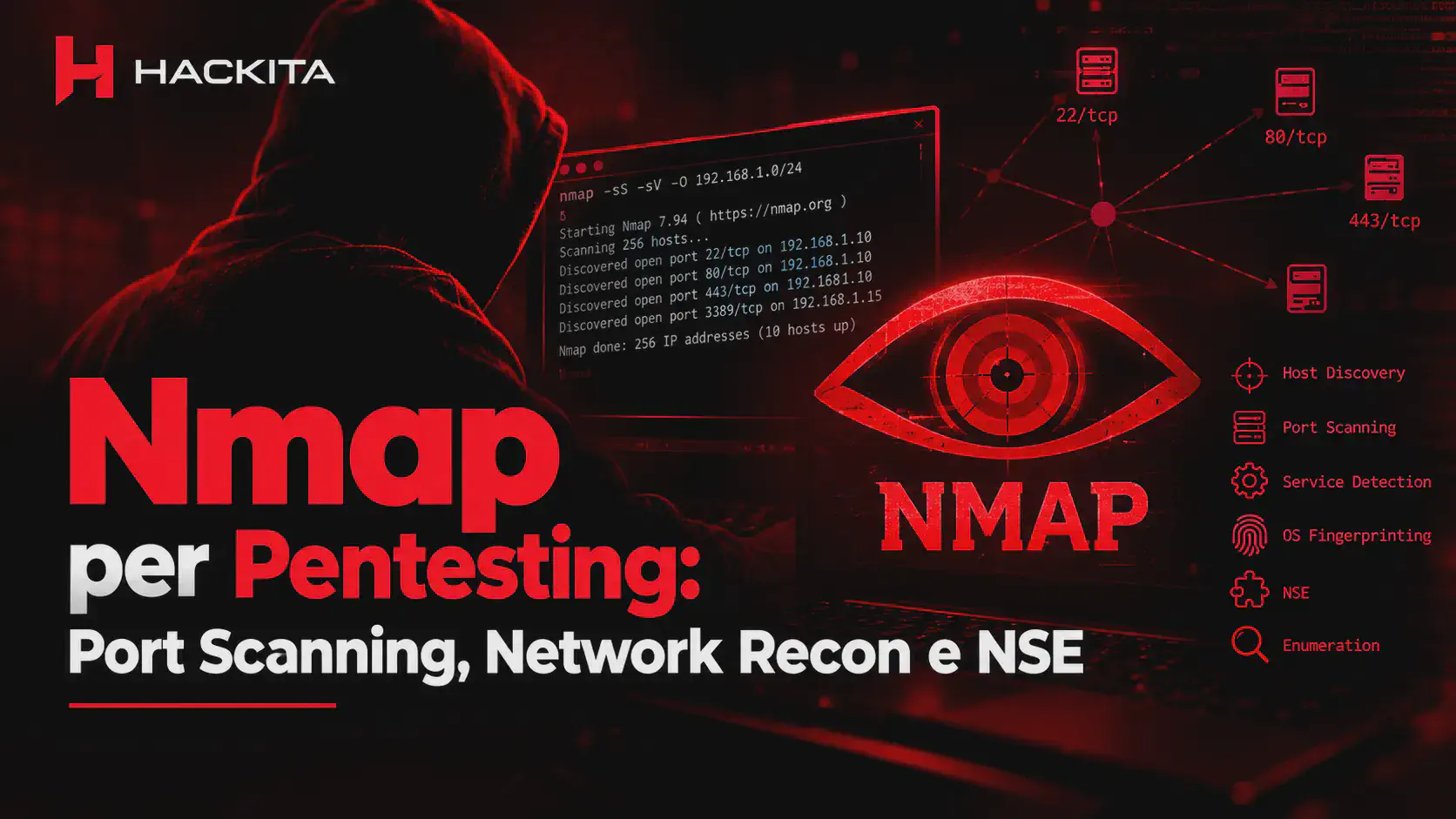 Nmap per Pentesting: Port Scanning, Network Recon e NSE