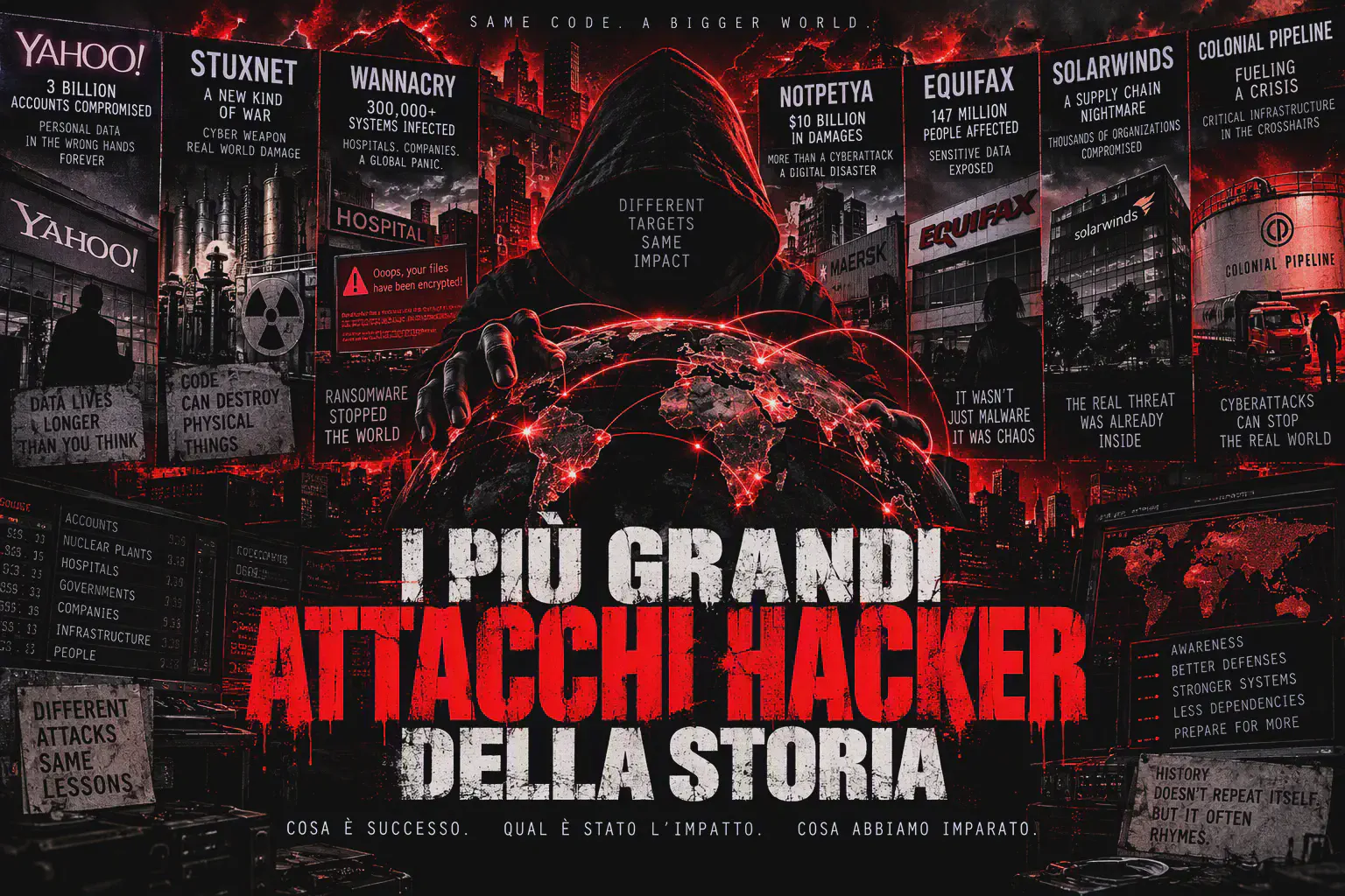 I Più Grandi Attacchi Hacker della Storia (Guida 2026)