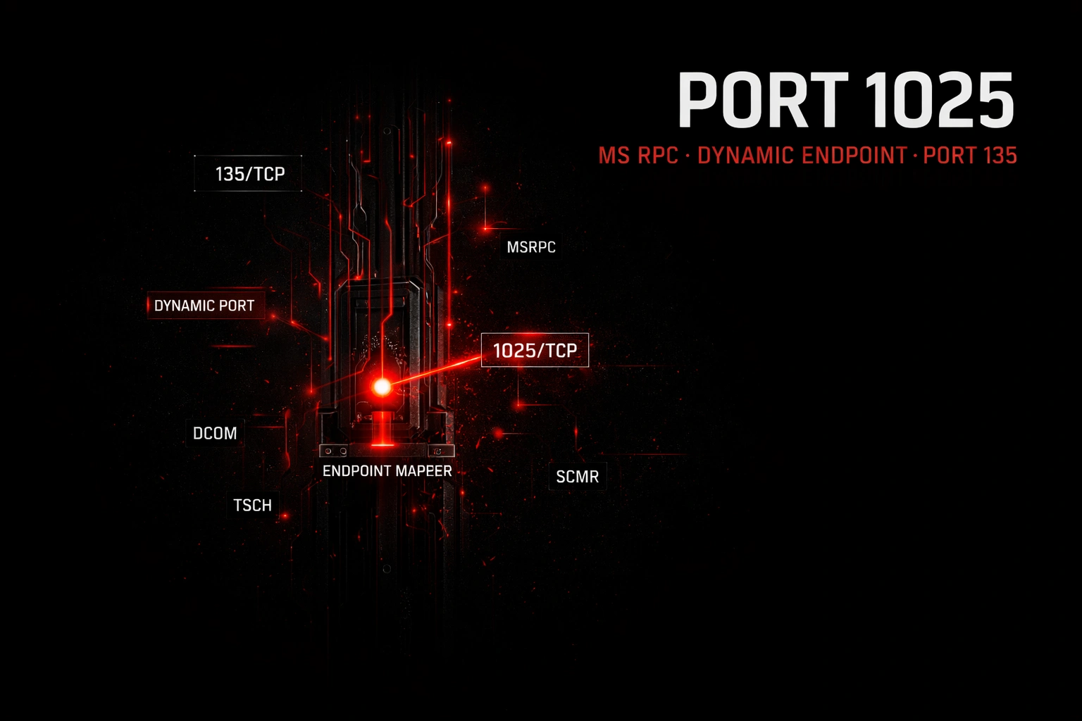 Porta 1025 MS RPC: endpoint dinamici Windows, porta 135 e lateral movement. Porta 1025 MS RPC: endpoint dinamici Windows, porta 135 e lateral movement.