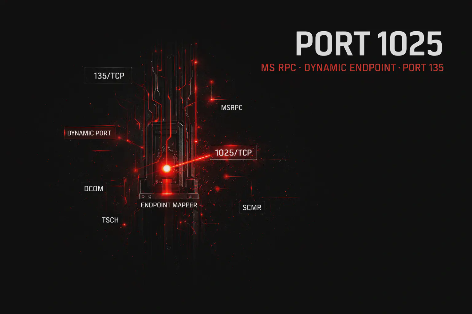 Porta 1025 MS RPC: endpoint dinamici Windows, porta 135 e lateral movement.