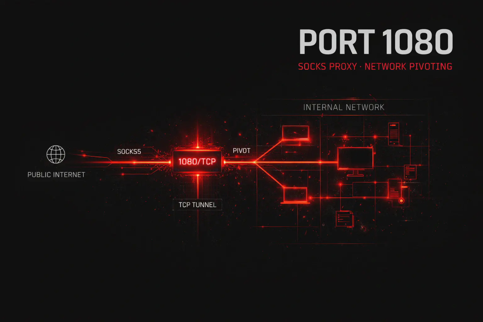Porta 1080 TCP: SOCKS Proxy e Pivoting nella Rete Interna