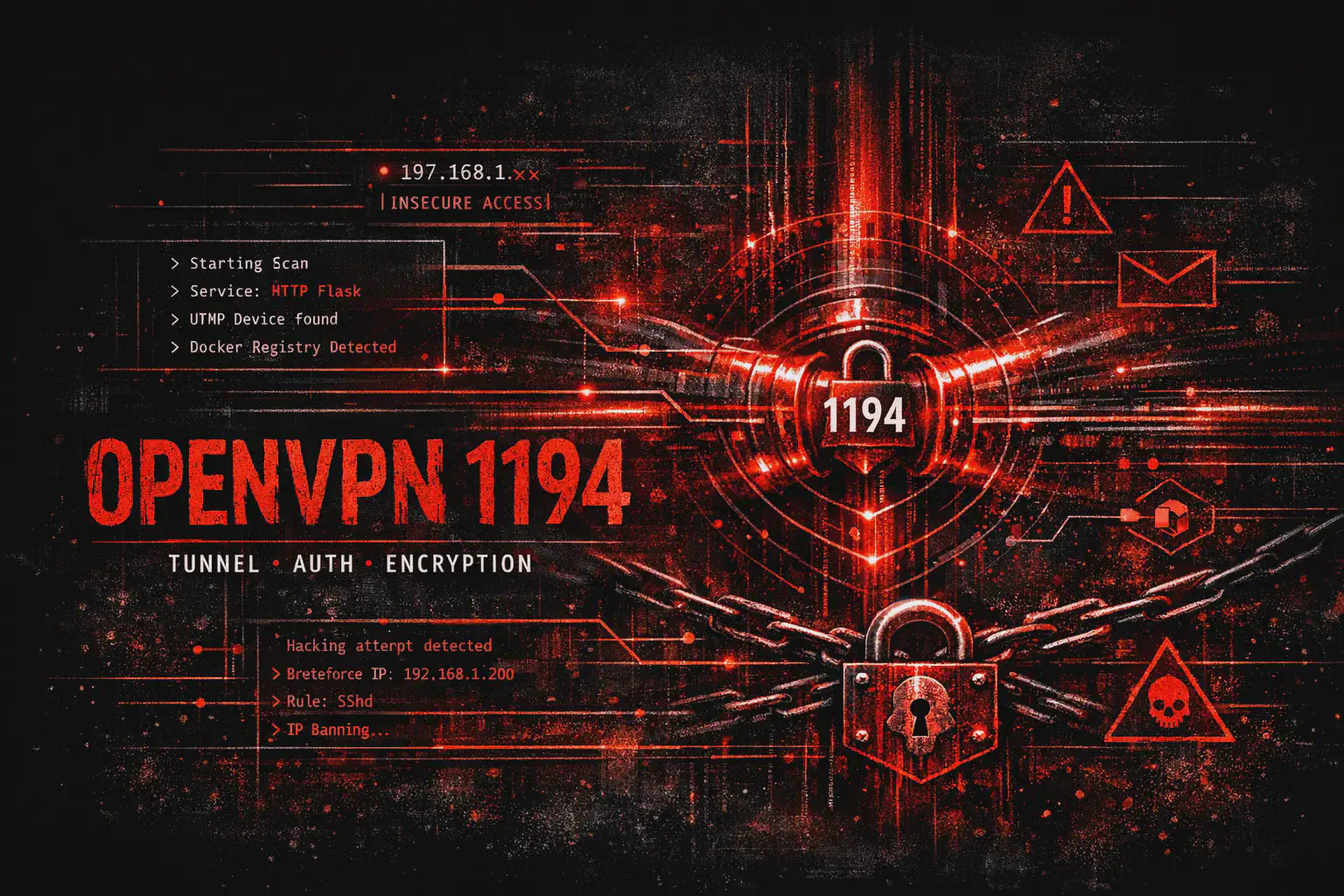 Porta 1194 OpenVPN: File .ovpn, Credenziali VPN e Accesso Interno