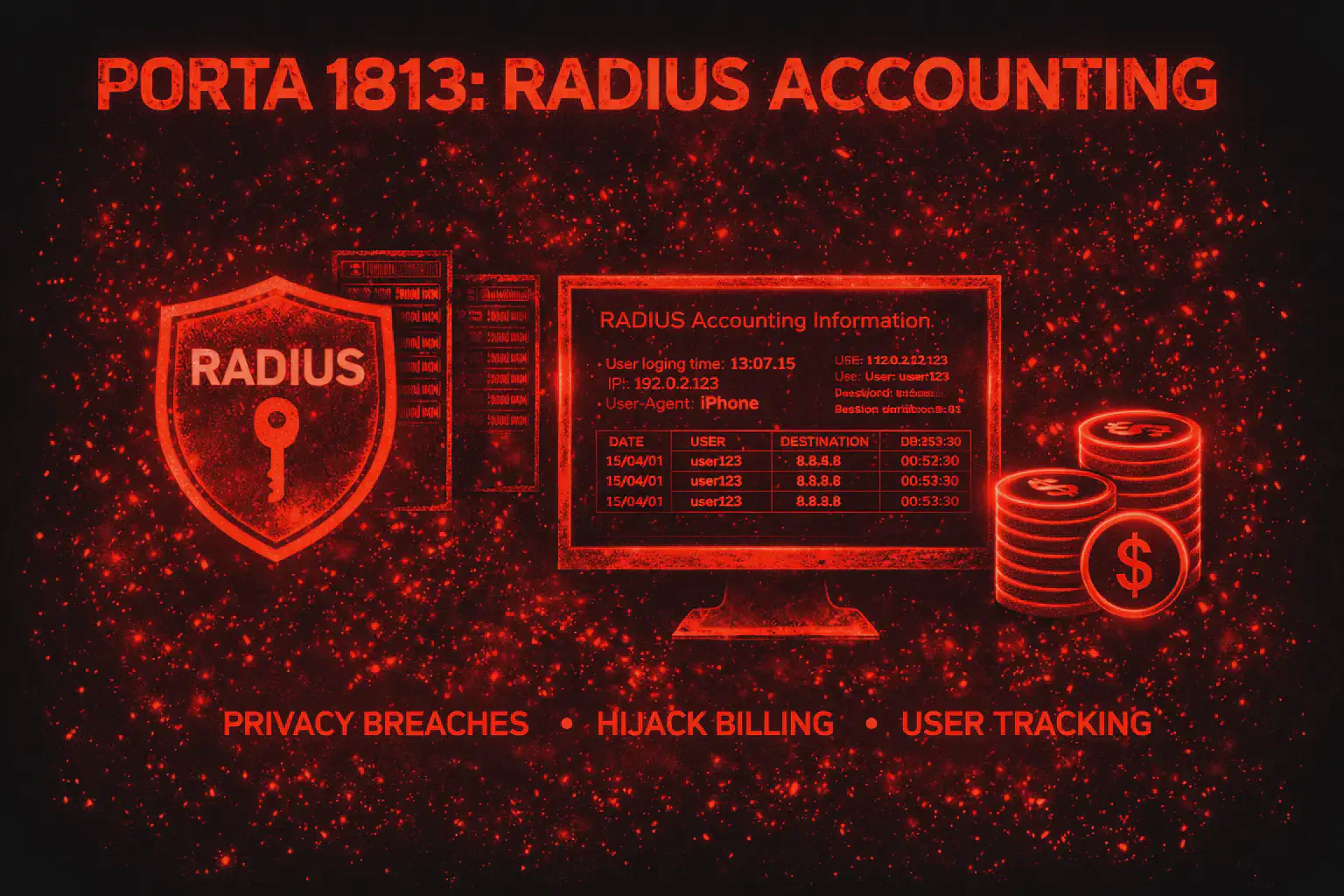Porta 1813 RADIUS Accounting: Sessioni, IP Assegnati e RADIUS 1812