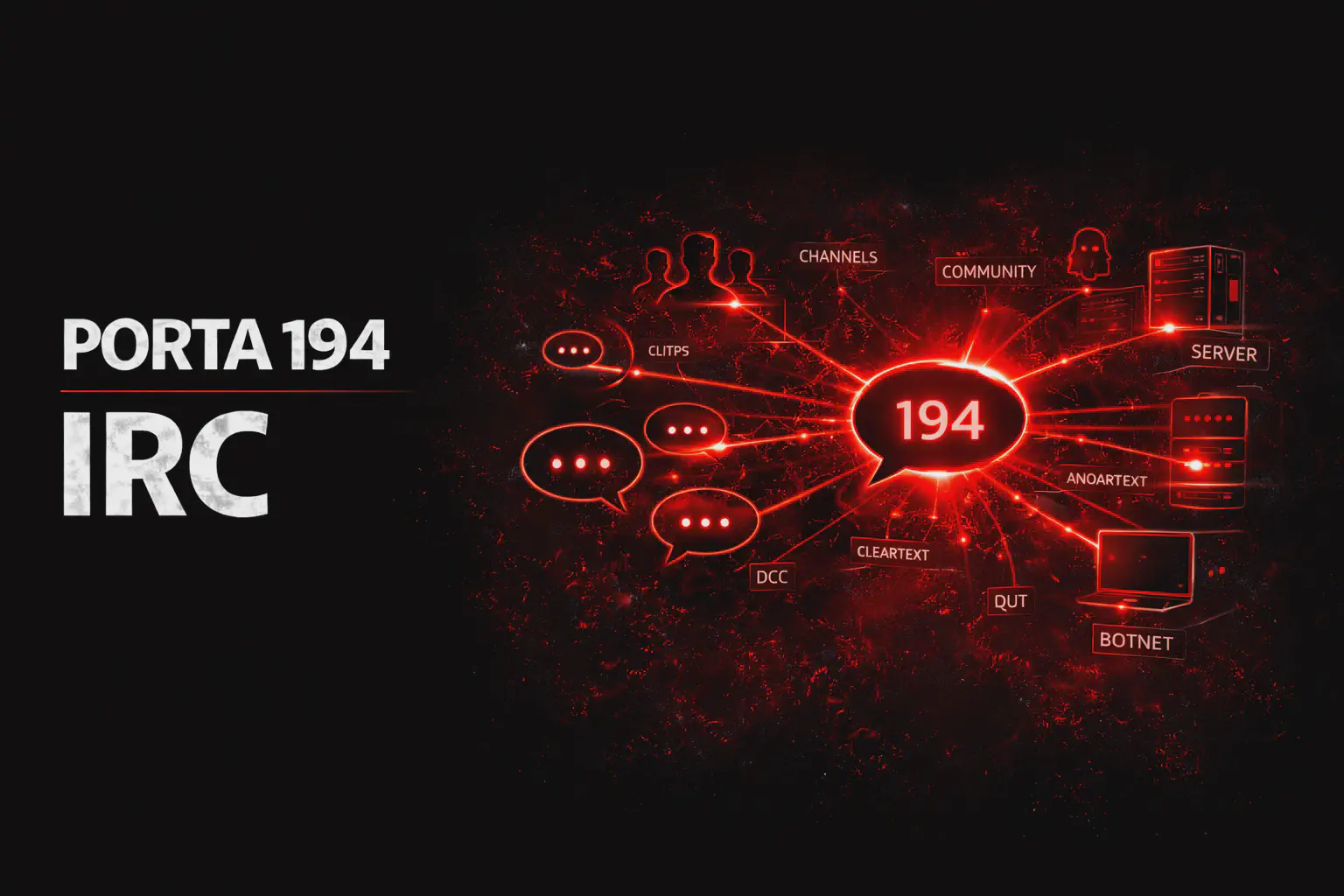 Porta 194 IRC: cos’è, come funziona e differenze con 6667 e 6697