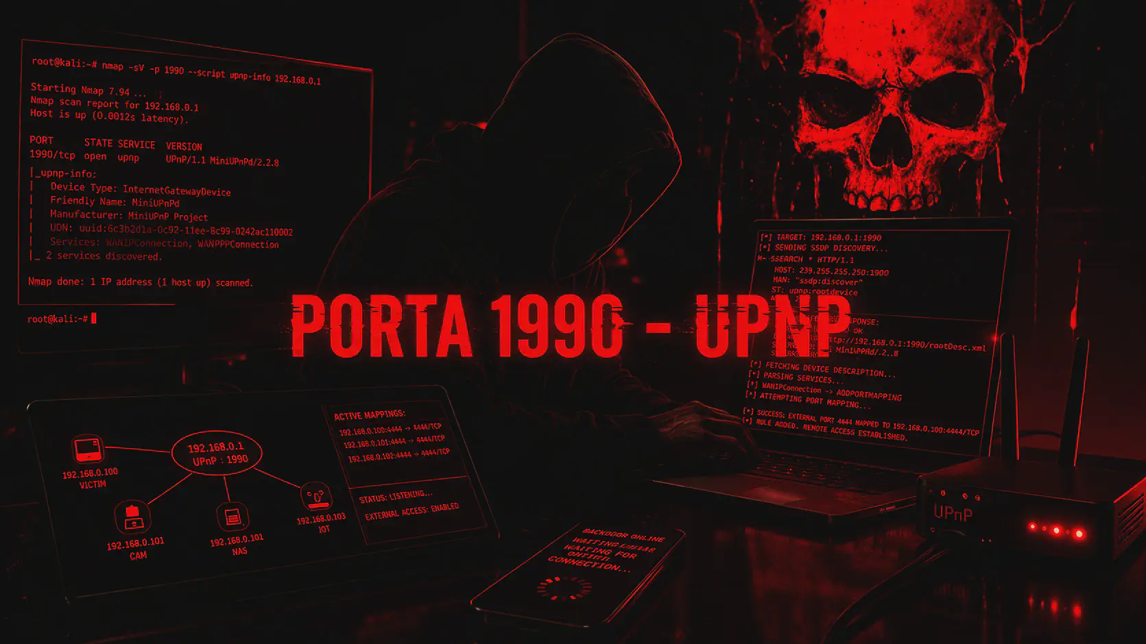 Porta 1990 UPnP: SOAP, Port Mapping e Device Control