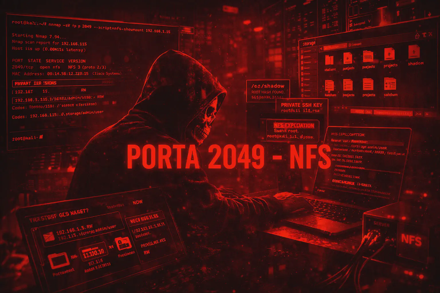 Porta 2049 NFS: Pentest, no_root_squash e Lateral Movement
