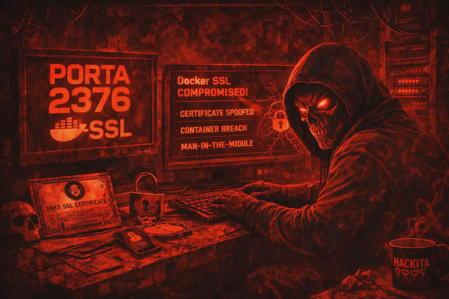 Porta 2376 Docker API TLS: Pentest e mTLS