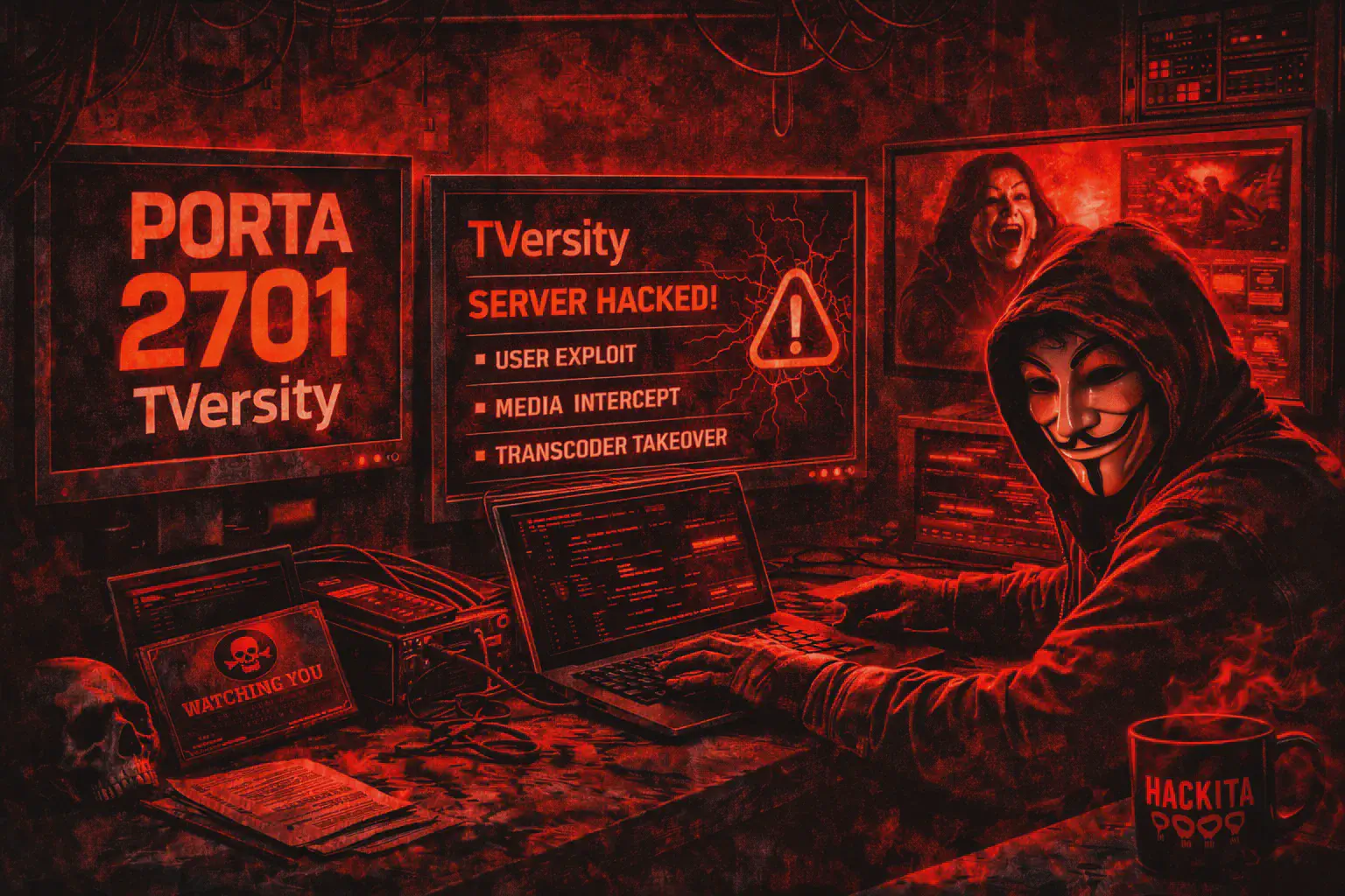 Porta 2701 TVersity: Web UI e Information Disclosure