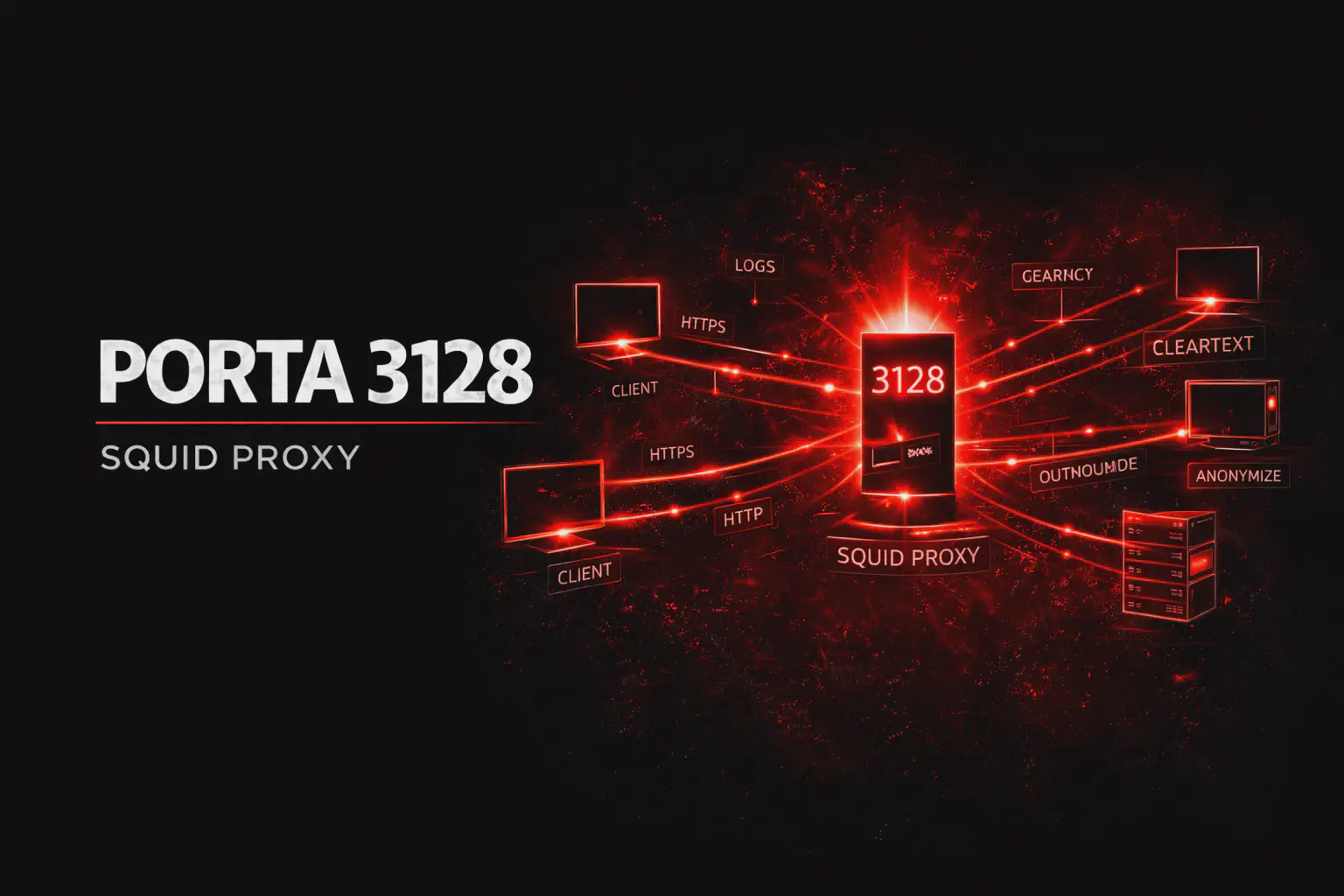 Porta 3128 Squid Proxy: cos’è, come funziona e rischi di sicurezza