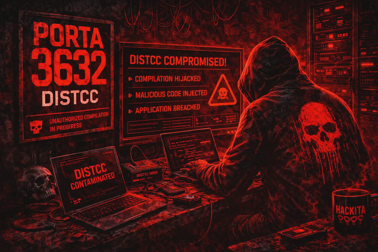 Porta 3632 DistCC: RCE Diretta e CVE-2004-2687