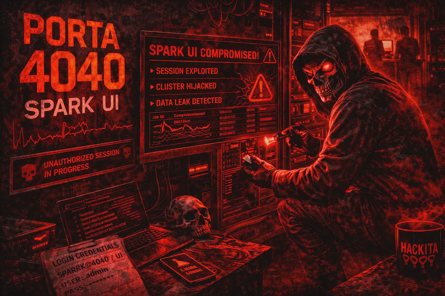 Porta 4040 Spark UI: Pentest, Credenziali e Cluster Map