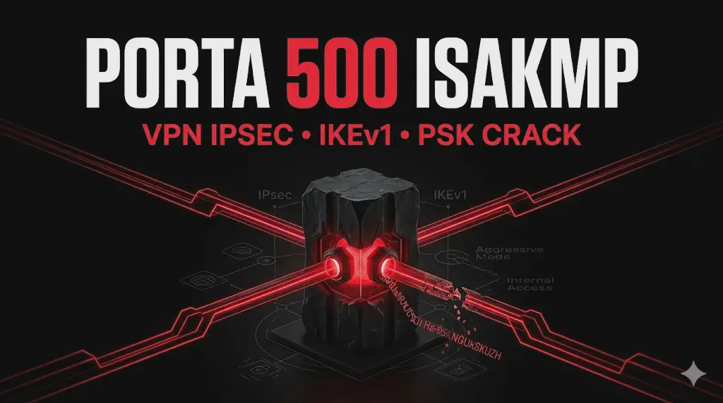 Porta 500 ISAKMP: VPN IPsec, IKEv1 Aggressive Mode e PSK Crack