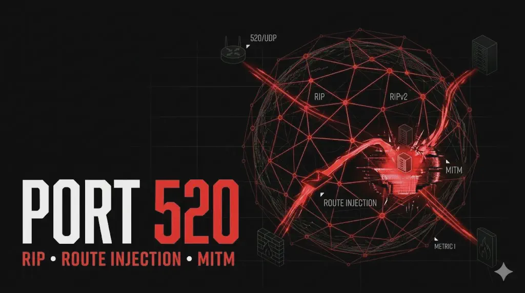 Porta 520 RIP: sniffing delle rotte, route injection e rischio MitM su reti legacy