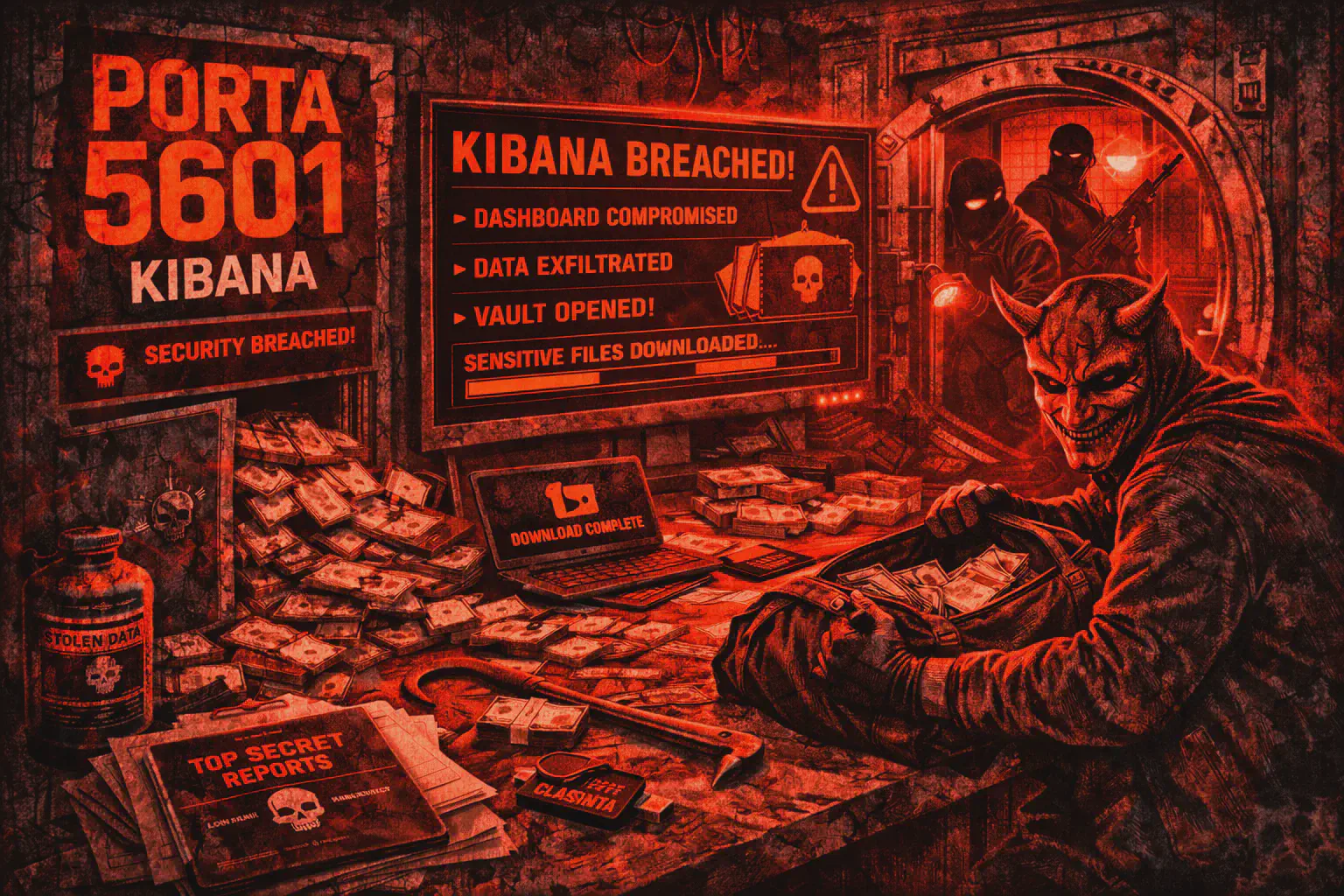 Porta 5601 Kibana: Dev Tools, Log Leak e Elasticsearch