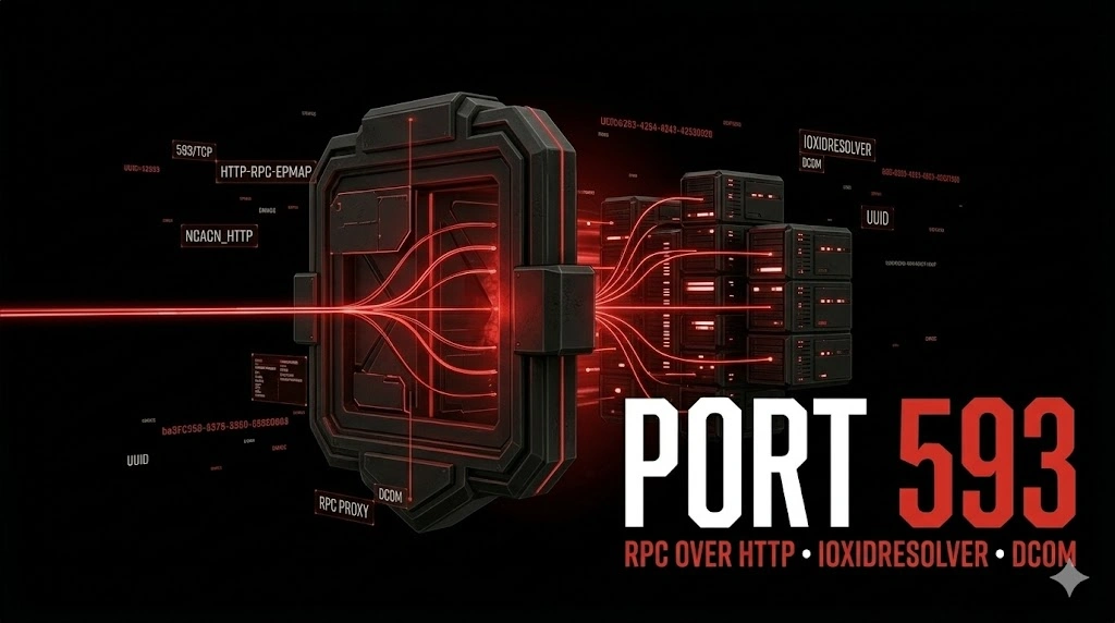 Porta 593 RPC over HTTP: IOXIDResolver, endpoint enumeration e DCOM stealth. Porta 593 RPC over HTTP: IOXIDResolver, endpoint enumeration e DCOM stealth.