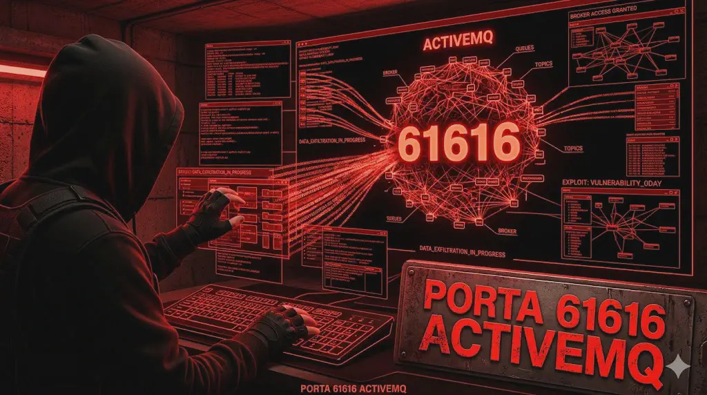 Porta 61616 ActiveMQ: CVE-2023-46604 RCE Pre-Auth e Credenziali admin:admin