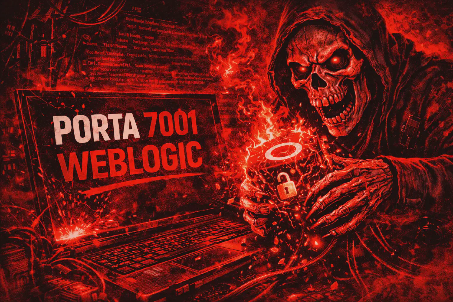 Porta 7001 WebLogic: T3, Console Admin e RCE