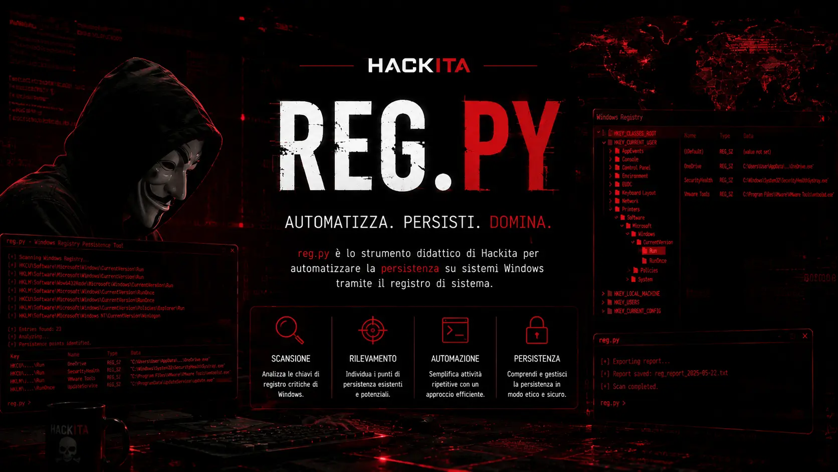 reg.py: Tutti i Registry Keys per Pentest e Active Directory reg.py: Tutti i Registry Keys per Pentest e Active Directory