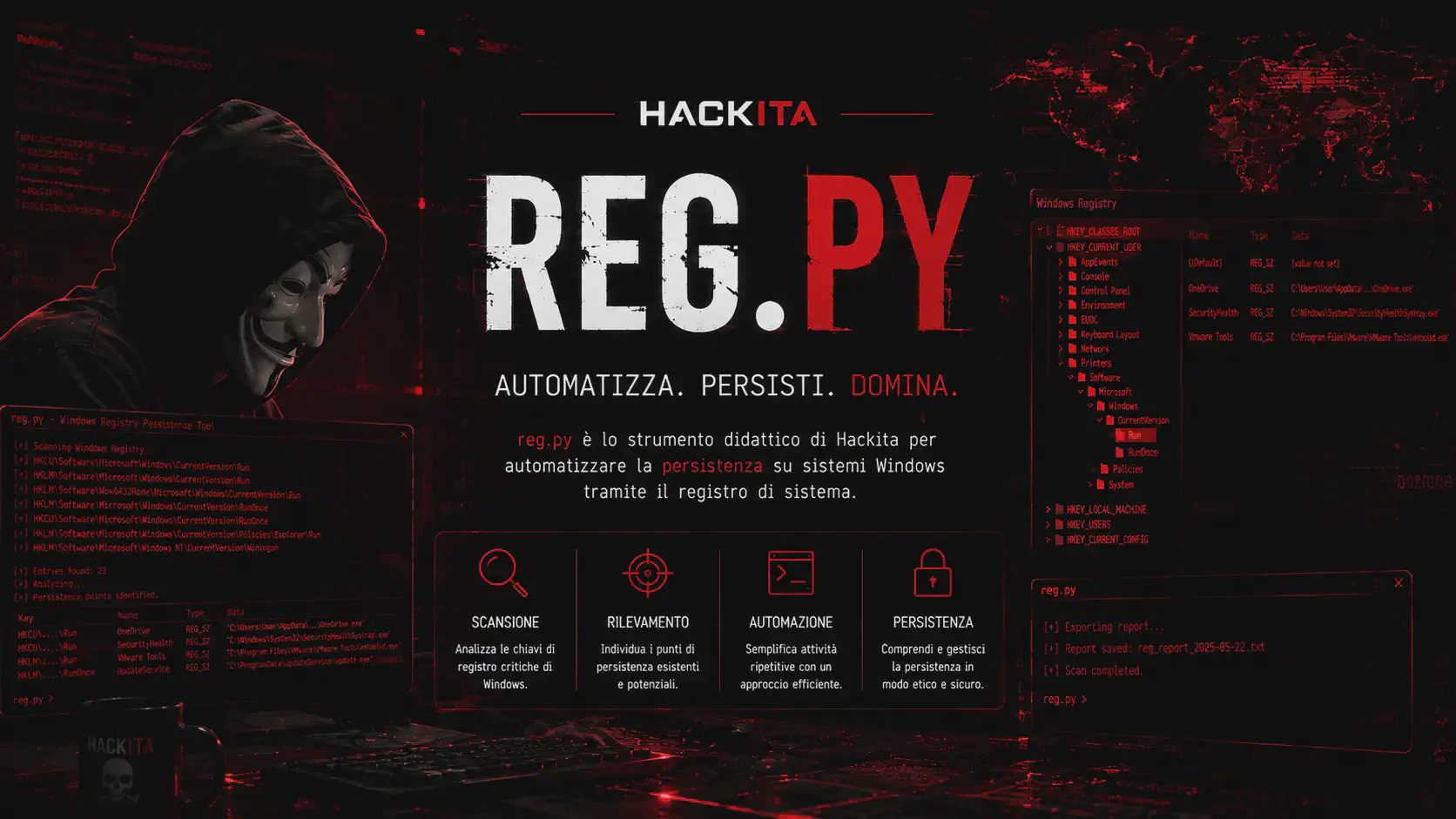 reg.py: Tutti i Registry Keys per Pentest e Active Directory