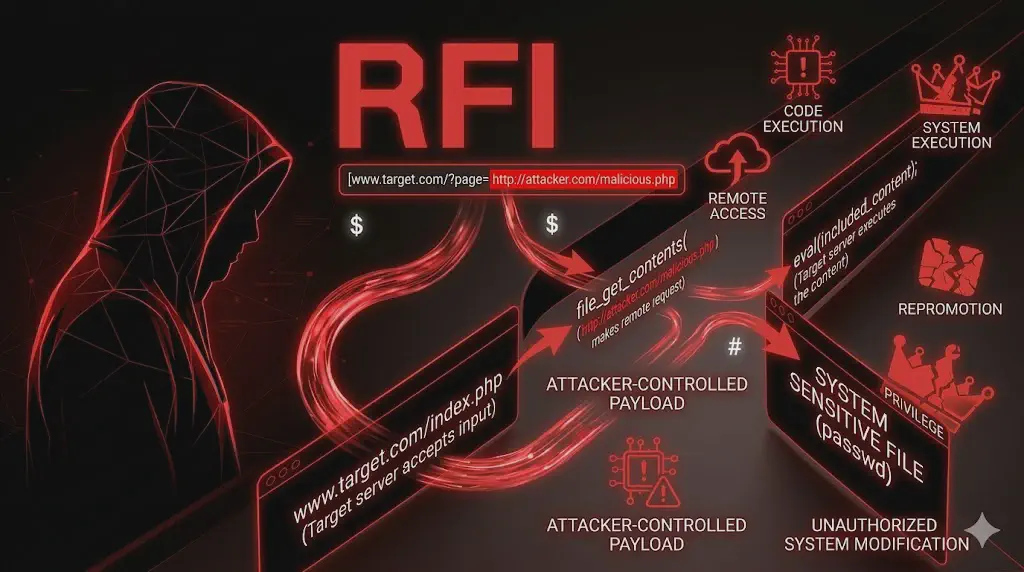 Remote File Inclusion (RFI): RCE via URL, Wrapper Bypass e SMB Attack