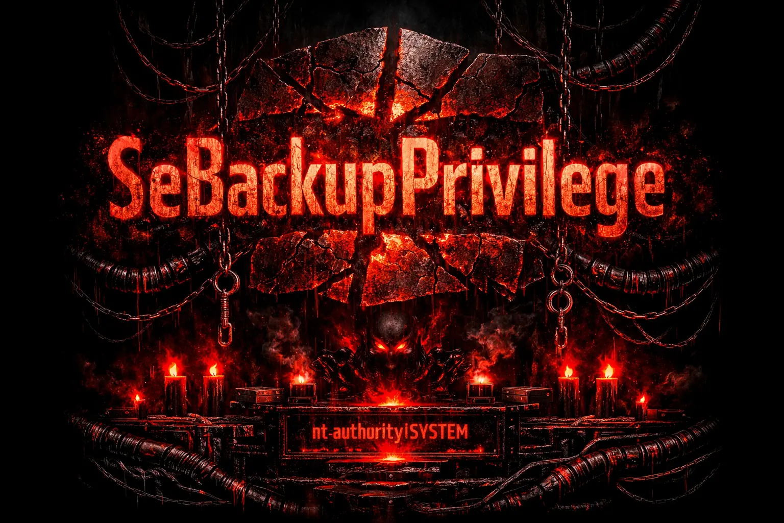 SeBackupPrivilege: dump hash e dominio completo con SAM, SYSTEM e NTDS.dit SeBackupPrivilege: dump hash e dominio completo con SAM, SYSTEM e NTDS.dit