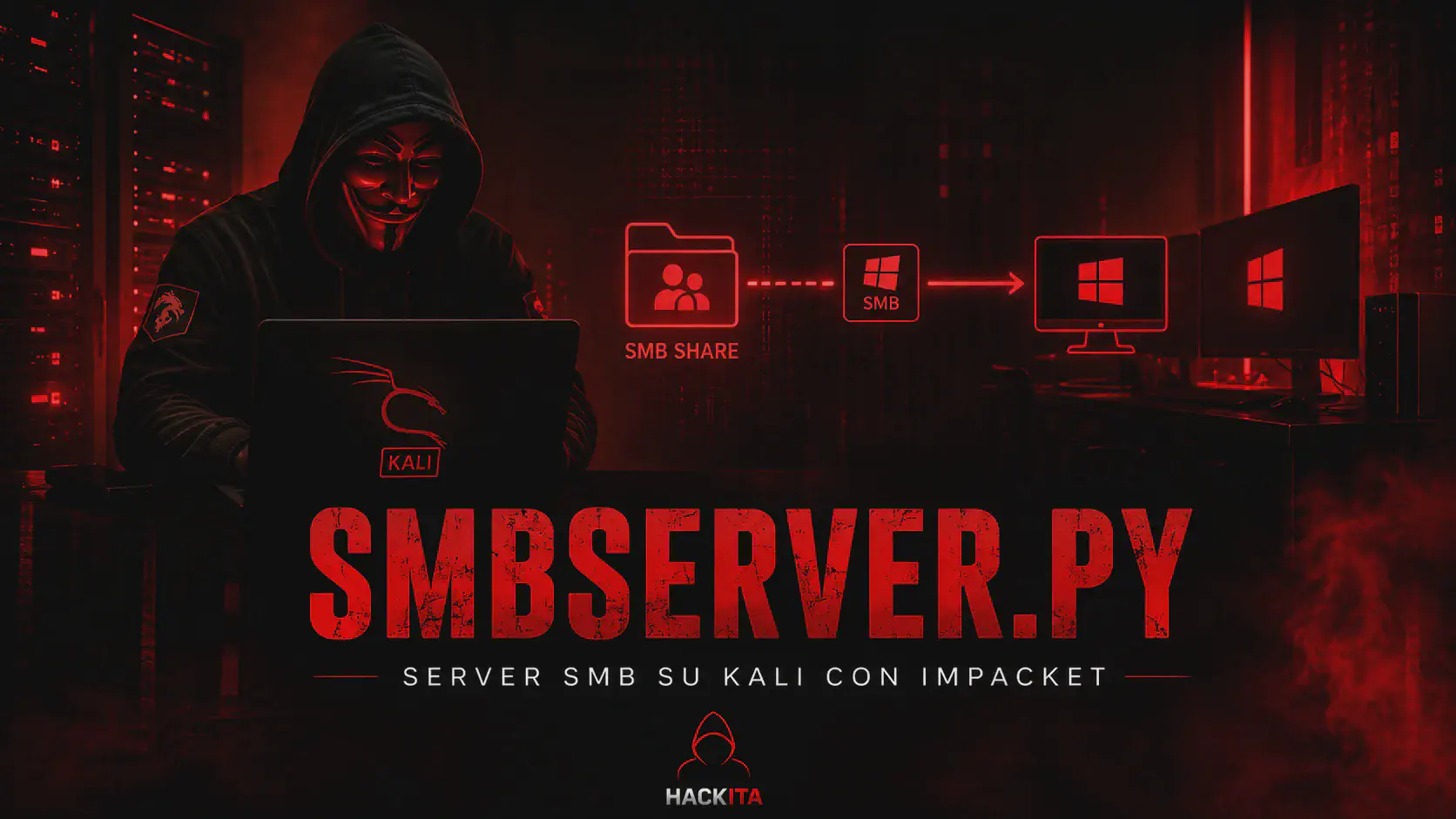 smbserver.py: Server SMB per File Transfer e NTLM