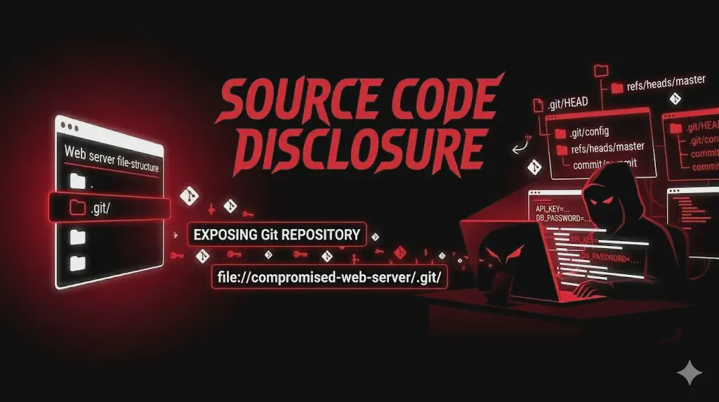 Source Code Disclosure: .git Esposto, Credenziali nei Commit e Git-Dumper