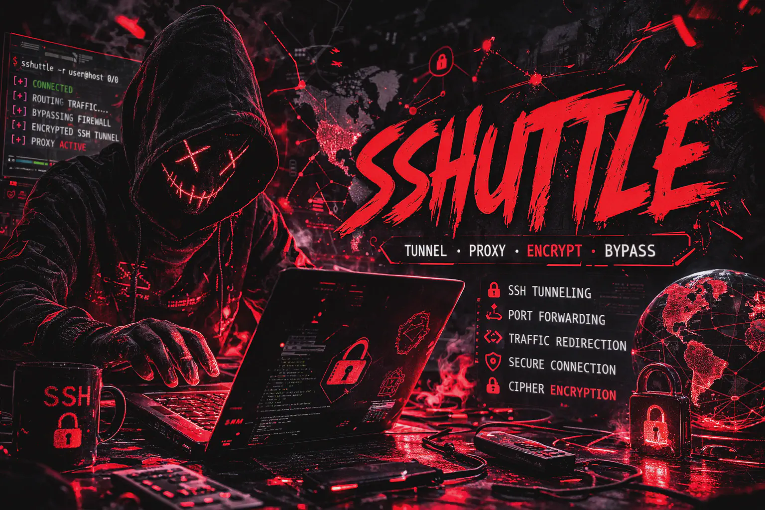 Sshuttle: pivoting e tunneling trasparente via SSH verso reti interne