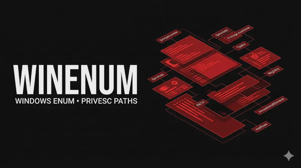 WinEnum: enumerazione Windows per privilege escalation e confronto con WinPEAS